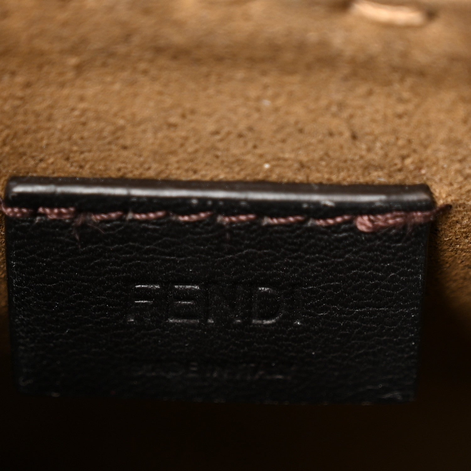 Fendi Fabric Jacquard Vitello King Plexiglass FF 1974 Mini Fendi