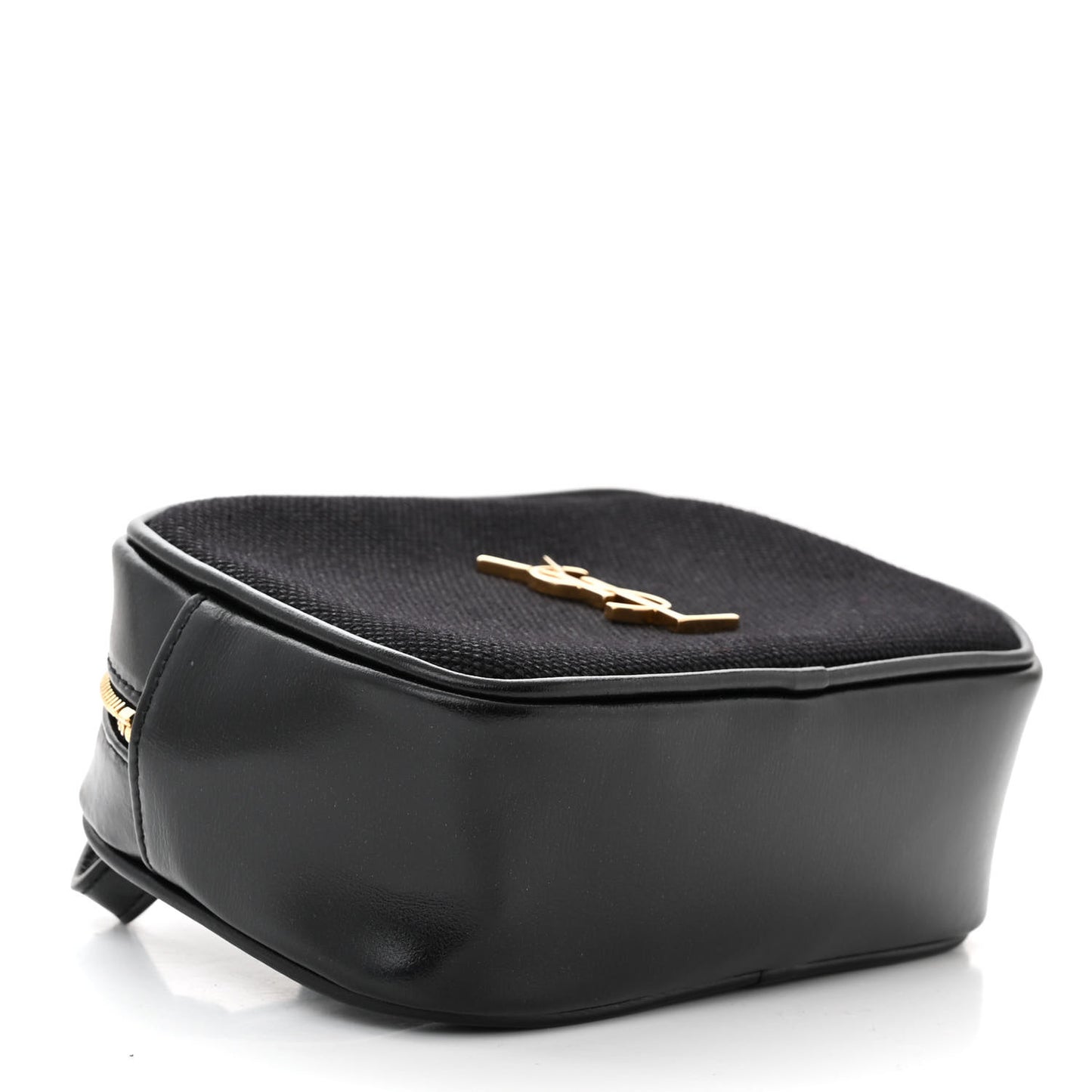 Calfskin Canvas Monogram Lou Belt Bag Black