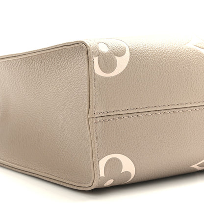 Louis Vuitton Empreinte Monogram Giant Onthego PM Tourterelle Creme 7 of 8