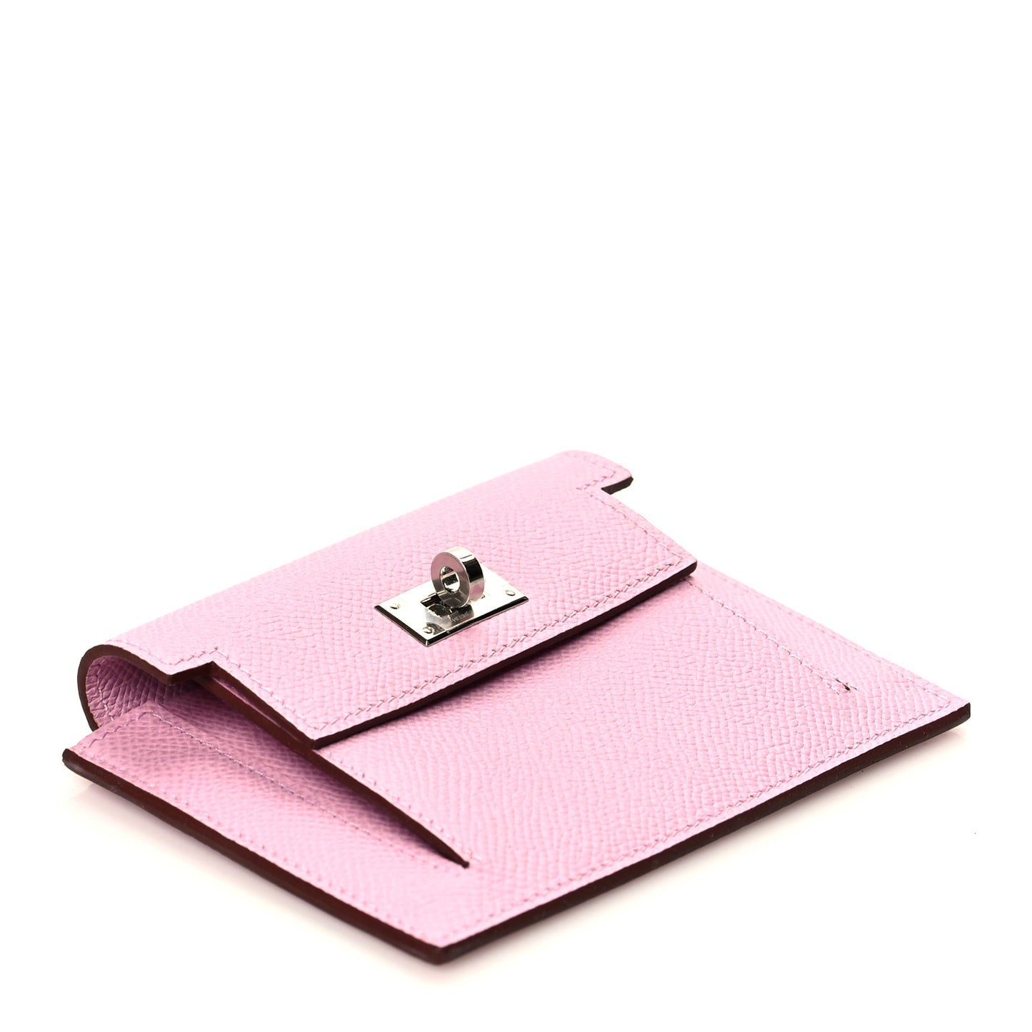 Epsom Kelly Pocket Compact Wallet Mauve Sylvestre