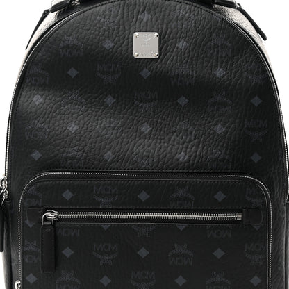 MCM Visetos Medium Stark Backpack Black 9 of 13
