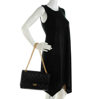 Chanel Aged Calfskin Quilted 2.55 Reissue 226 Flap Black 2 of 7