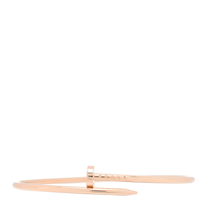 Cartier 18K Pink Gold Small Juste Un Clou Bracelet 18 1 of 4