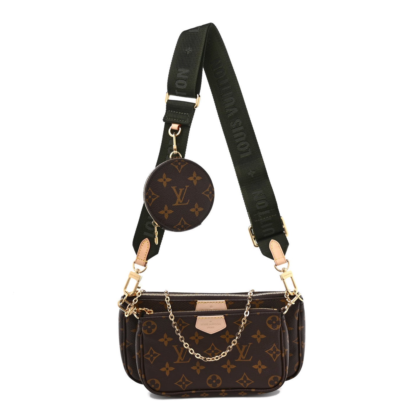 Monogram Multi Pochette Accessories Kaki