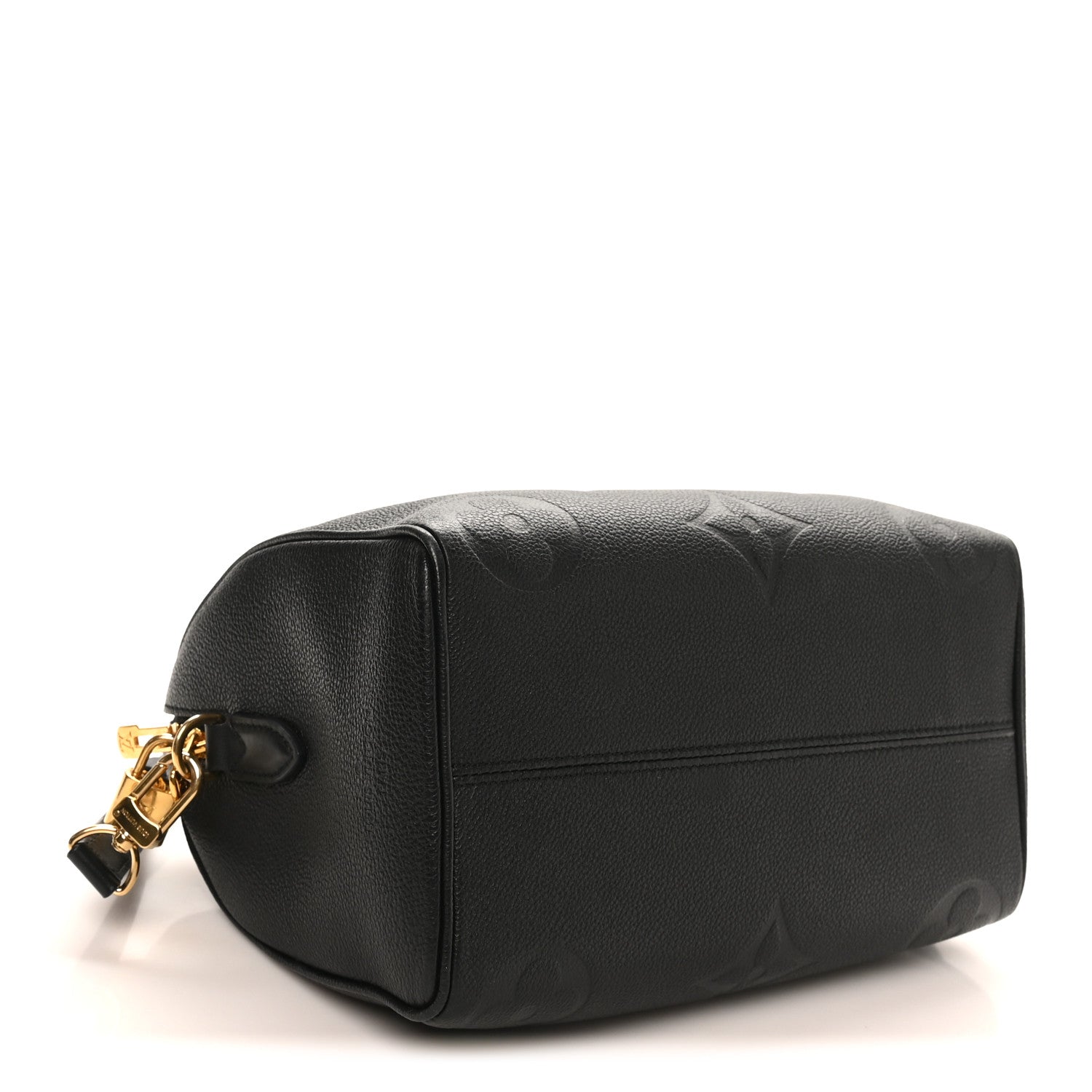 Louis Vuitton Empreinte Monogram Giant Speedy Bandouliere 25 Black 4 of 9