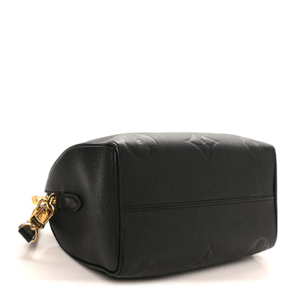 Louis Vuitton Empreinte Monogram Giant Speedy Bandouliere 25 Black 4 of 9