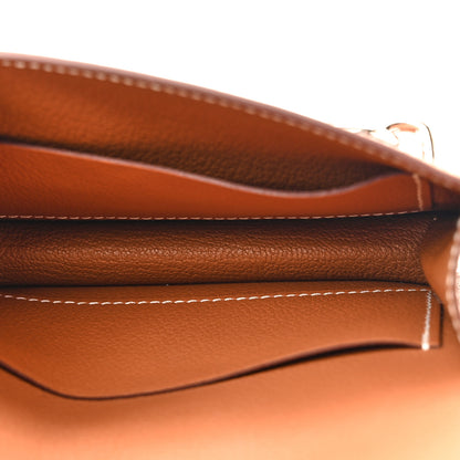 Hermes Evercolor Roulis Slim Wallet Gold 6 of 11