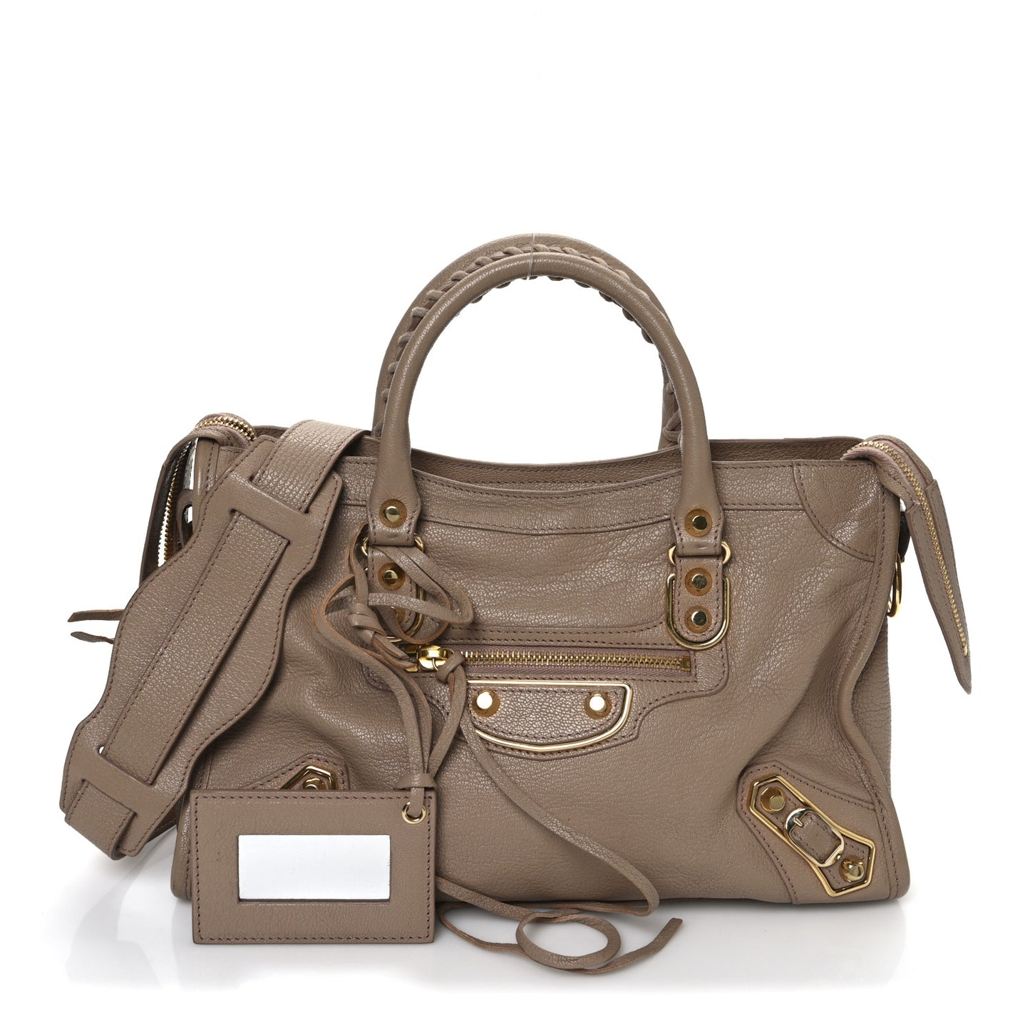 Chevre Gold Metallic Edge Hardware S City Rose Des Sables