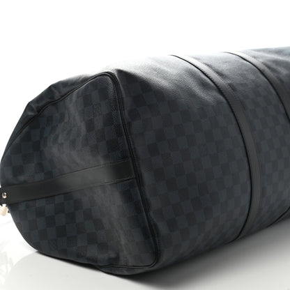 Louis Vuitton Damier Cobalt Keepall Bandouliere 55 9 of 10