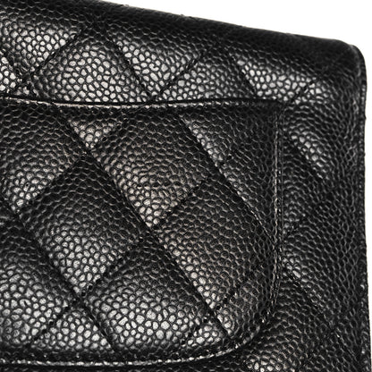 Chanel Caviar Quilted Wallet on Chain WOC Black 12 of 13