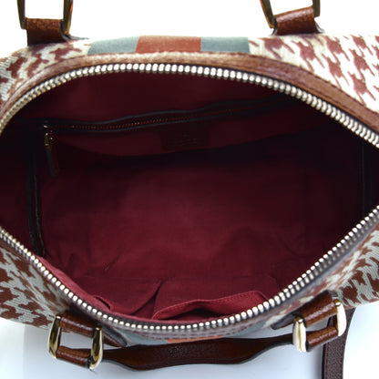 Gucci Fabric Pied De Poule Medium Seventies Web Boston Brown 5 of 10