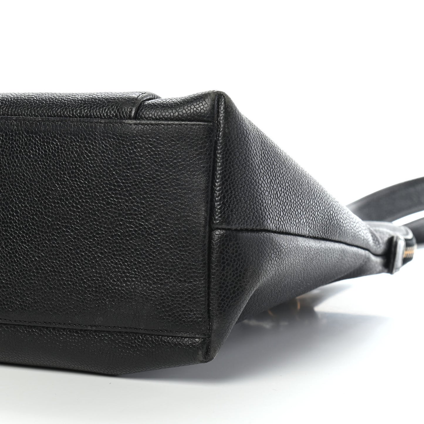 Caviar Flap Shoulder Bag Black