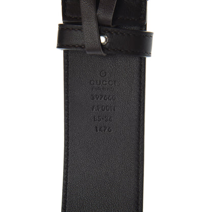 Gucci Calfskin Double G 40mm Belt 85 34 Dark Cocoa 4 of 6