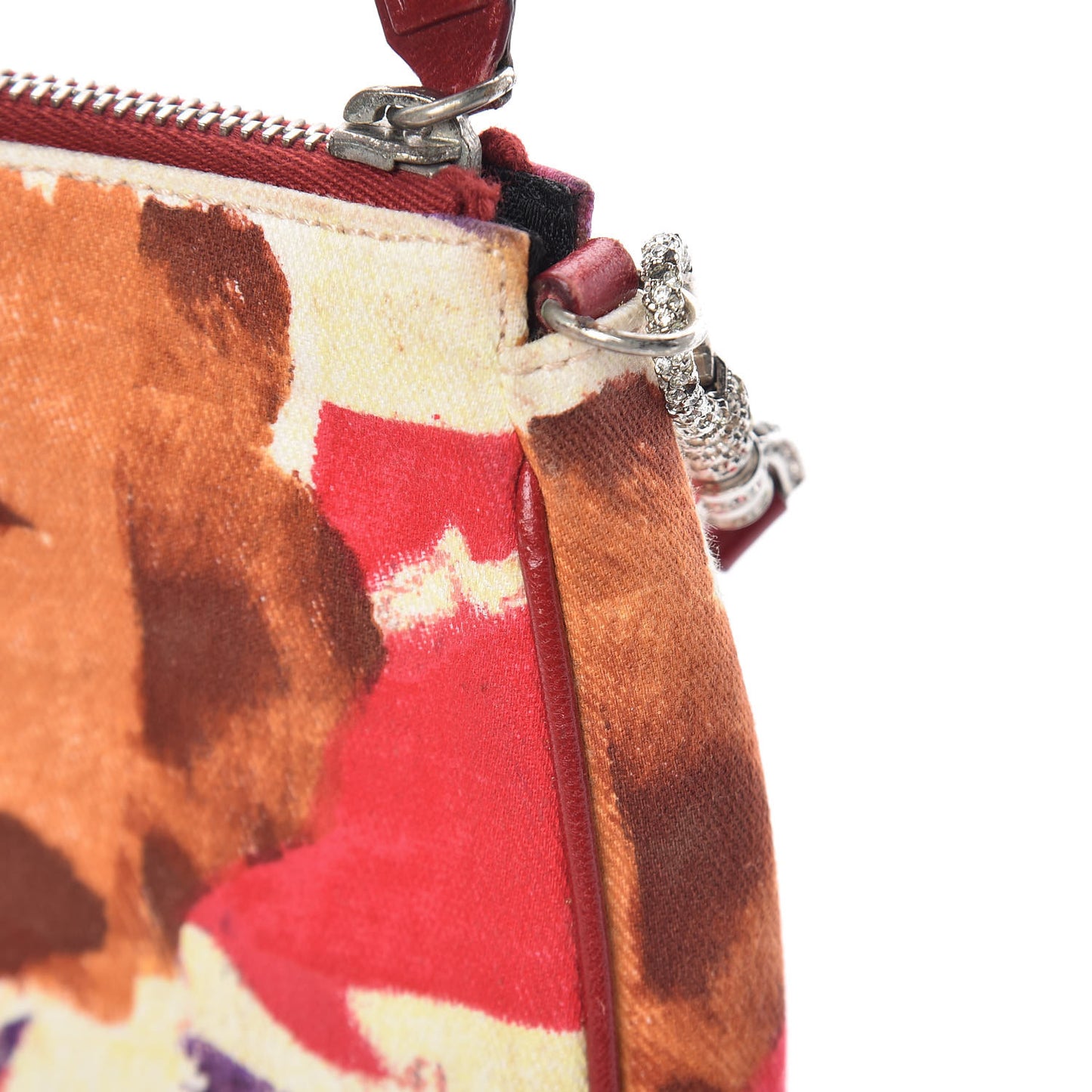 Canvas Le Victim Mini Saddle Pochette Red