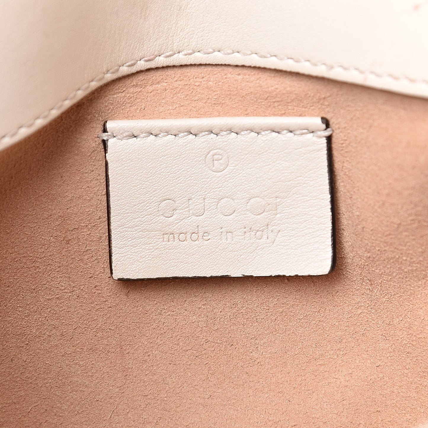 Calfskin Matelasse Super Mini GG Marmont Shoulder Bag White