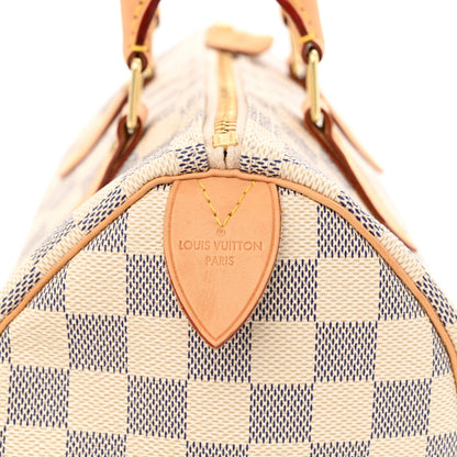 Louis Vuitton Damier Azur Speedy 25 6 of 10