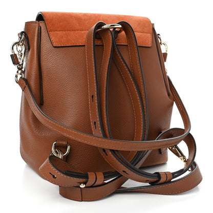 Chloe Suede Calfskin Small Faye Backpack Tan 2 of 7