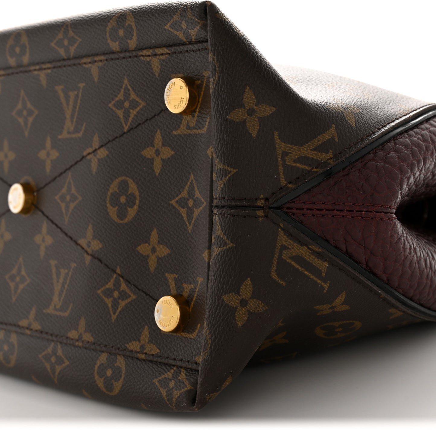 Ostrich Lizard Majestueux Tote MM Bordeaux