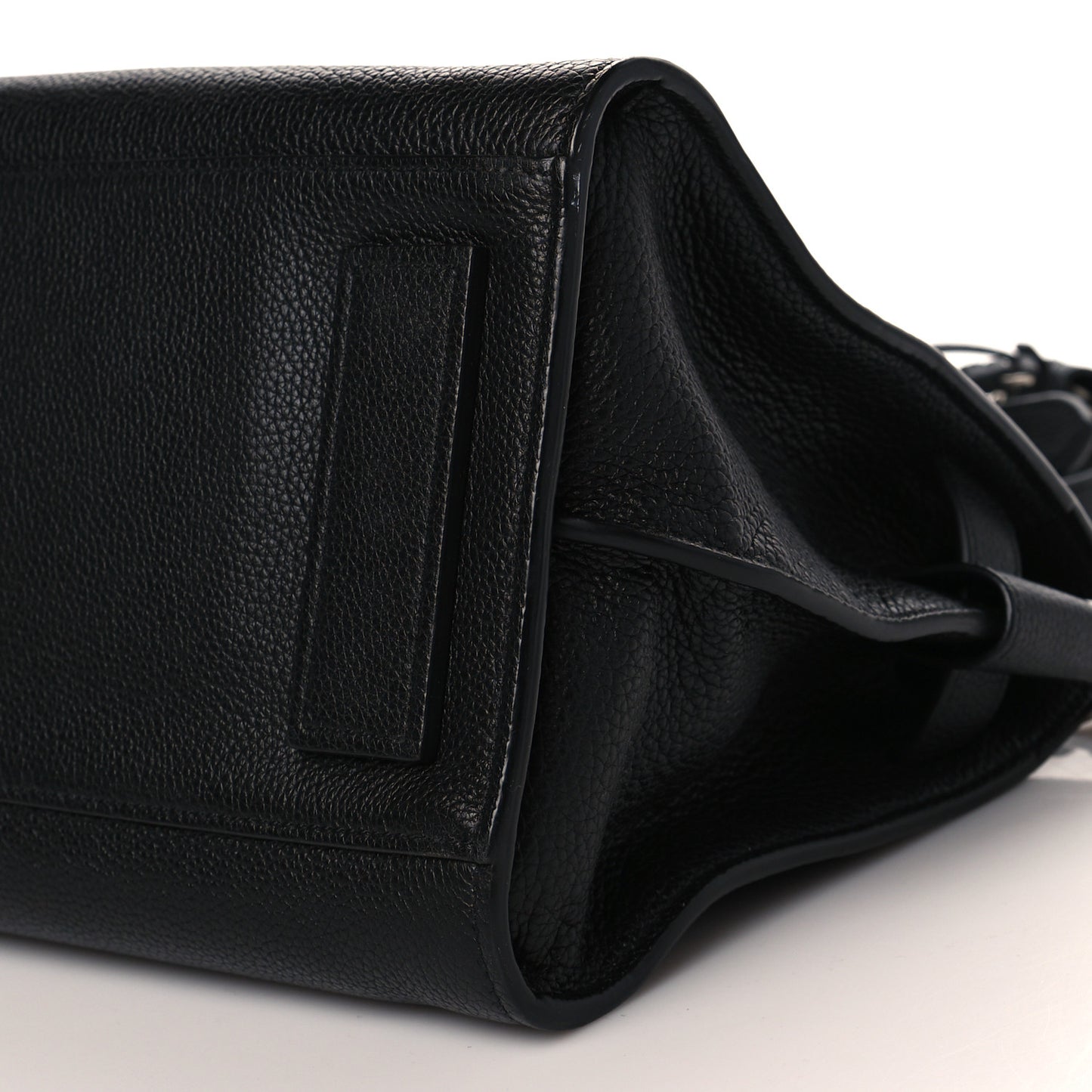 Grained Calfskin Baby Supple Sac De Jour Black