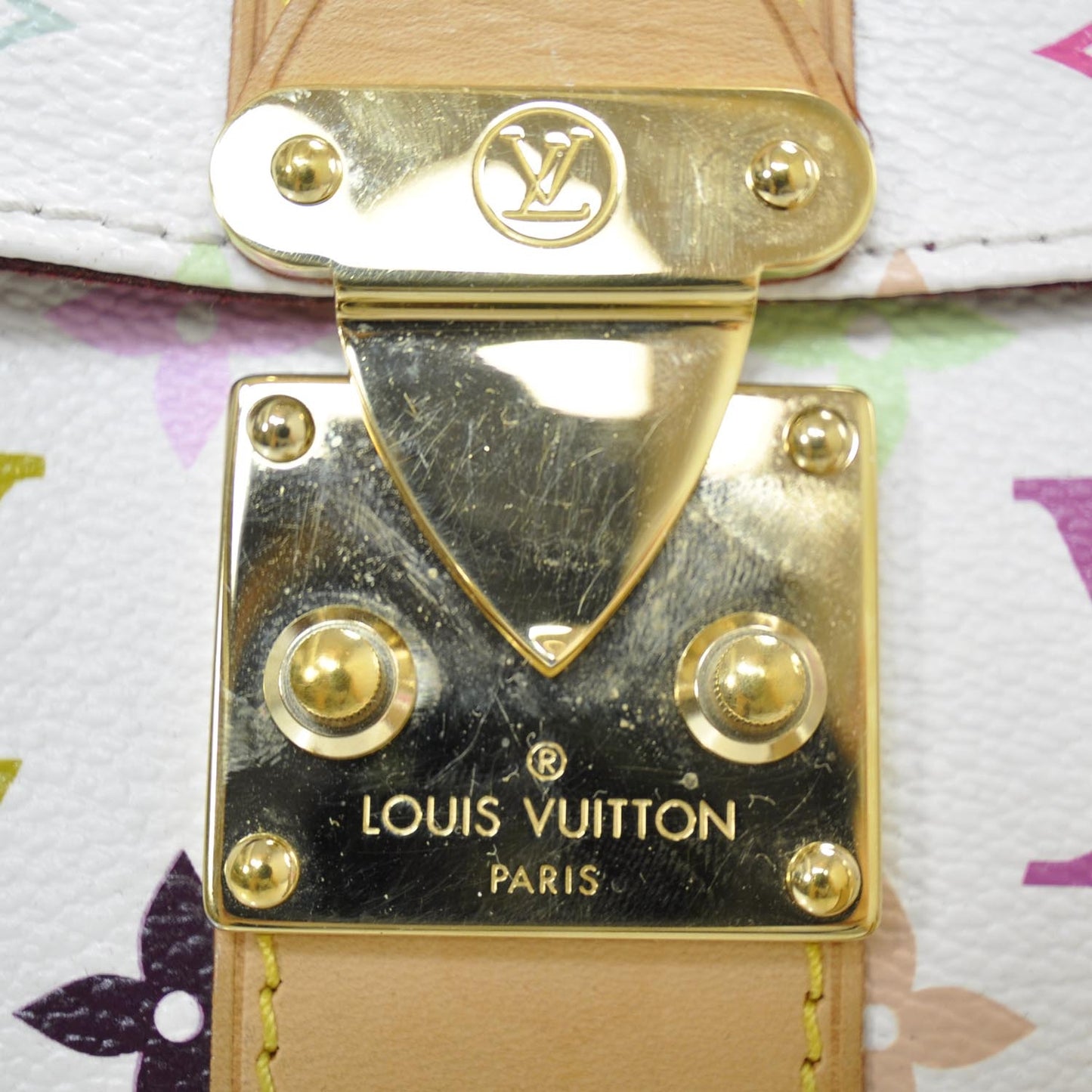 Monogram Multicolor Speedy 30 White