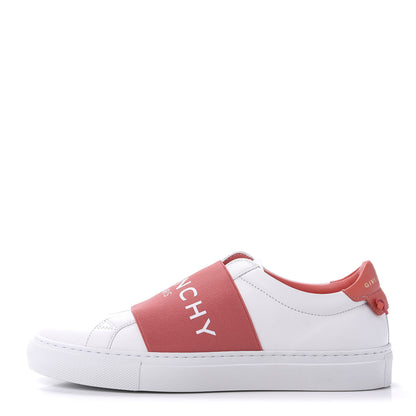 Givenchy Calfskin Band Logo Womens Urban Street Sneakers 36 White Red 1 of 11