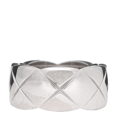 Chanel 18K White Gold Large Coco Crush Ring 63 10.25 3 of 6