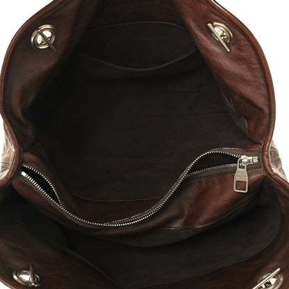 Louis Vuitton Monogram Paris Souple Whisper PM Chocolate 5 of 9