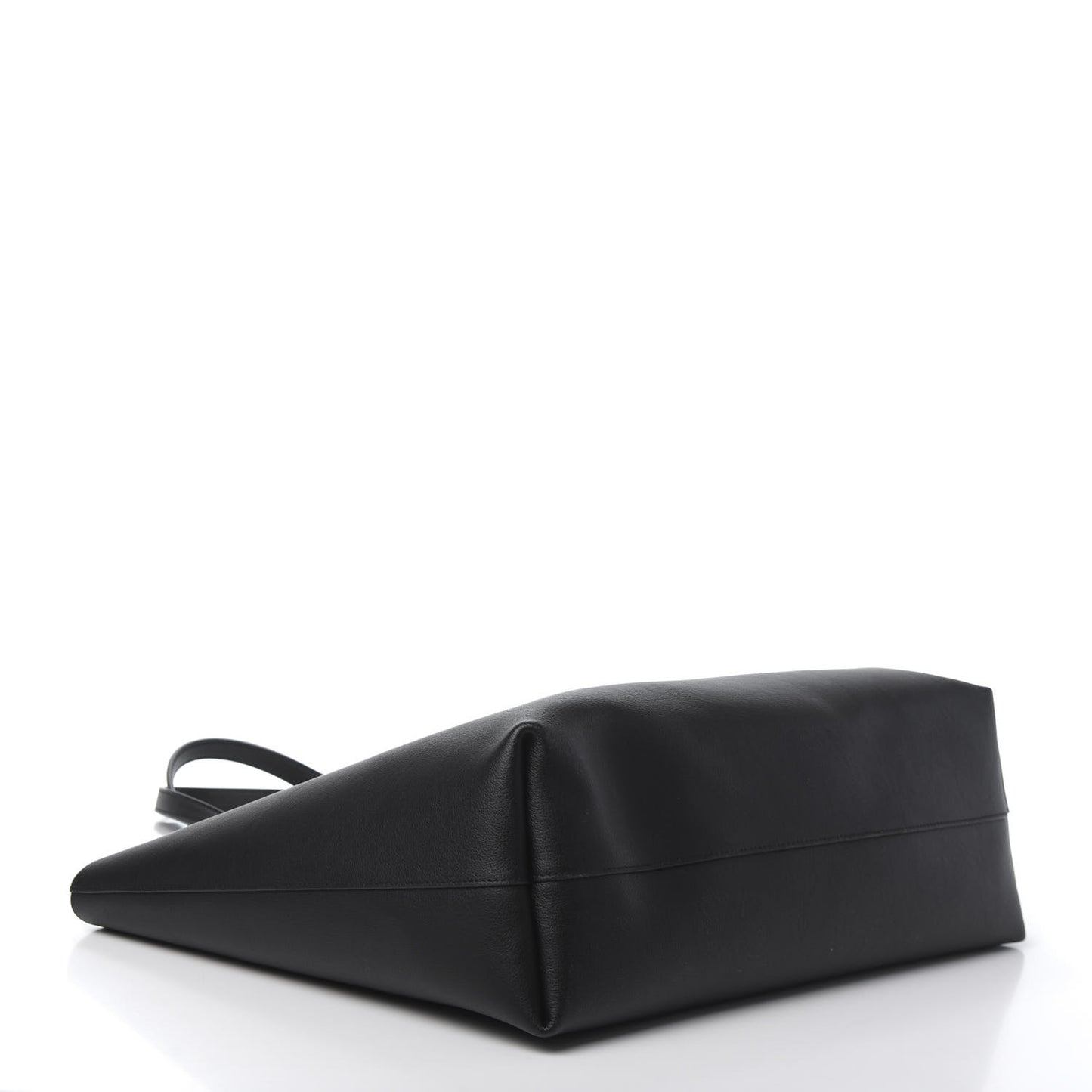 Calfskin Large Shopping Tote Black