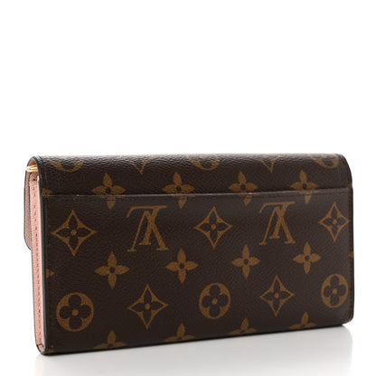 Louis Vuitton Monogram Sarah Wallet NM Rose Ballerine 3 of 8