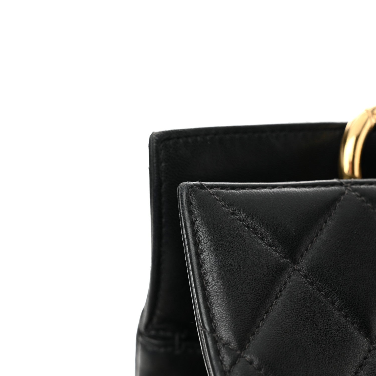 Chanel Lambskin Quilted Timeless CC Tote Black 19 of 19