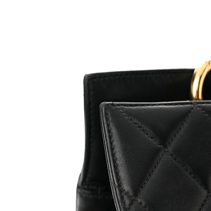 Chanel Lambskin Quilted Timeless CC Tote Black 19 of 19