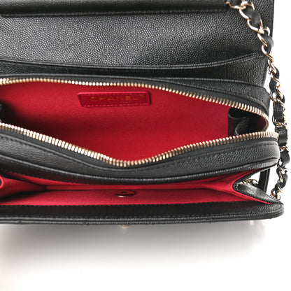 Chanel Caviar Quilted Large Like A Wallet Flap Black 4 of 8
