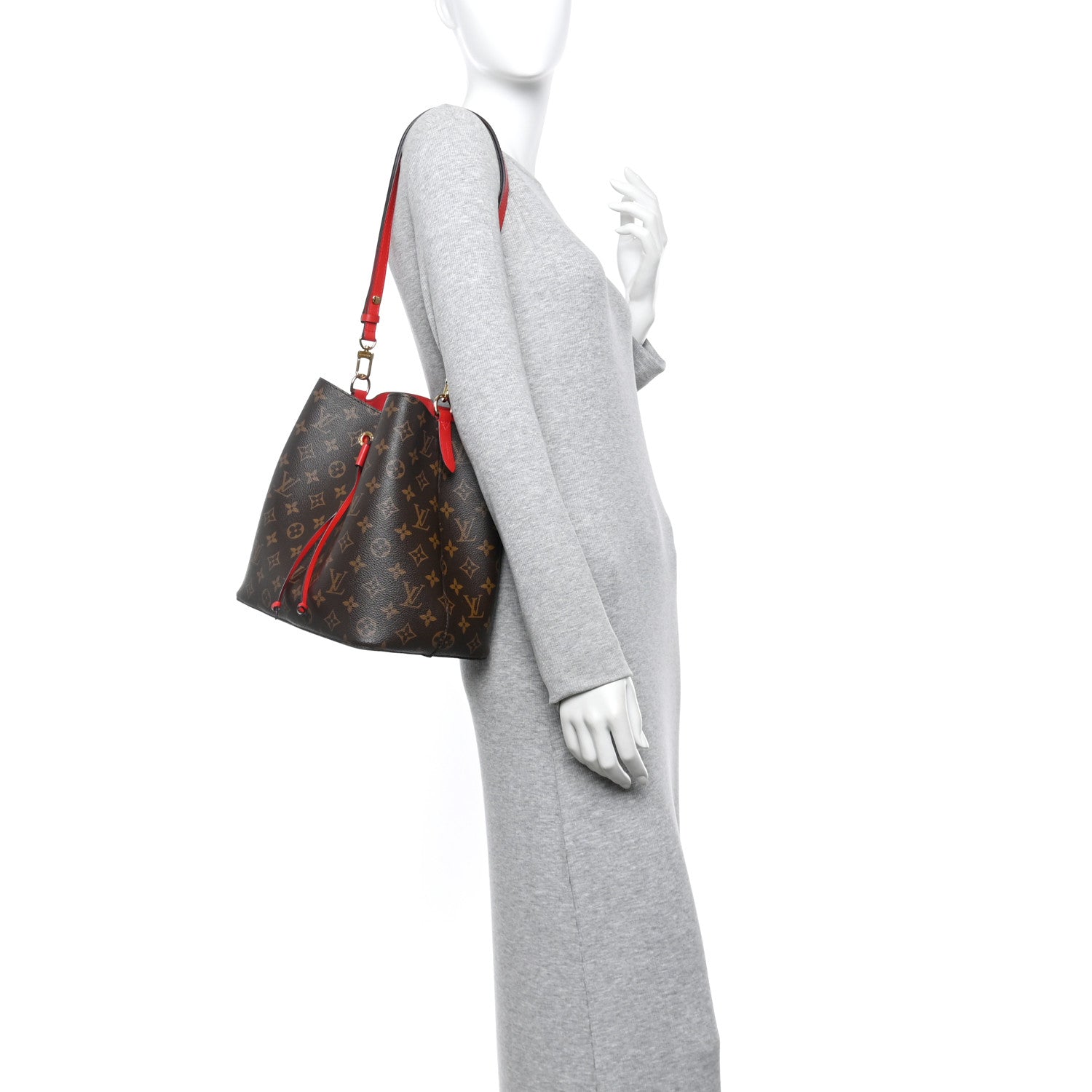 Louis Vuitton Monogram Neonoe MM Coquelicot 3 of 10