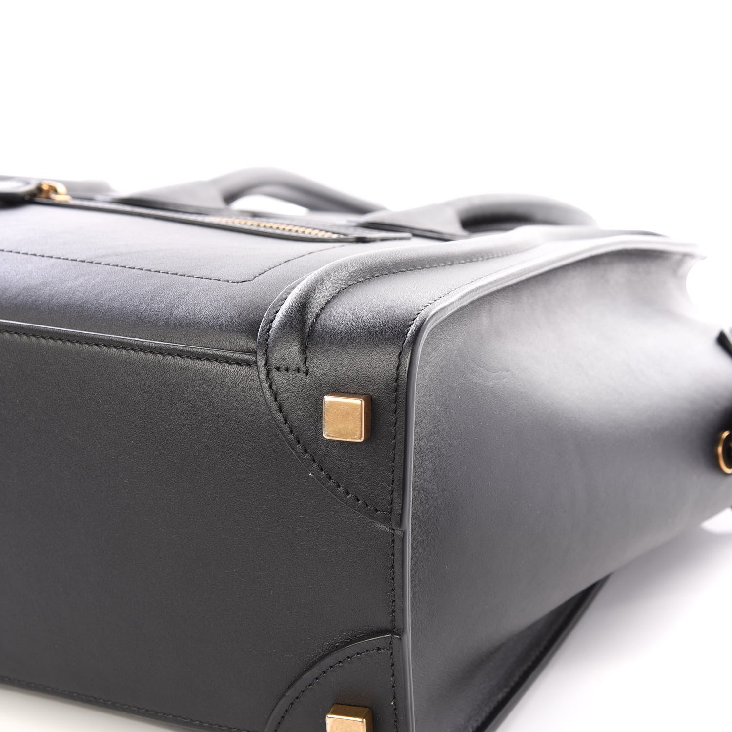 Celine Smooth Calfskin Micro Luggage Black 6 of 10