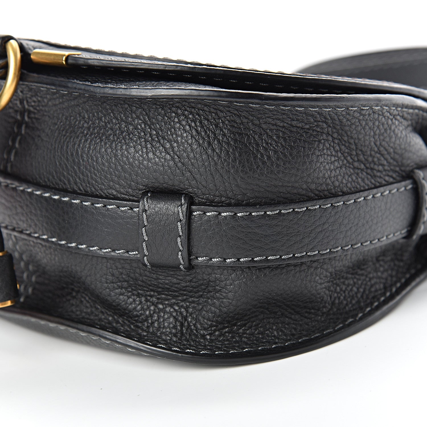 Chloe Calfskin Mini Marcie Round Crossbody Bag Black 10 of 10