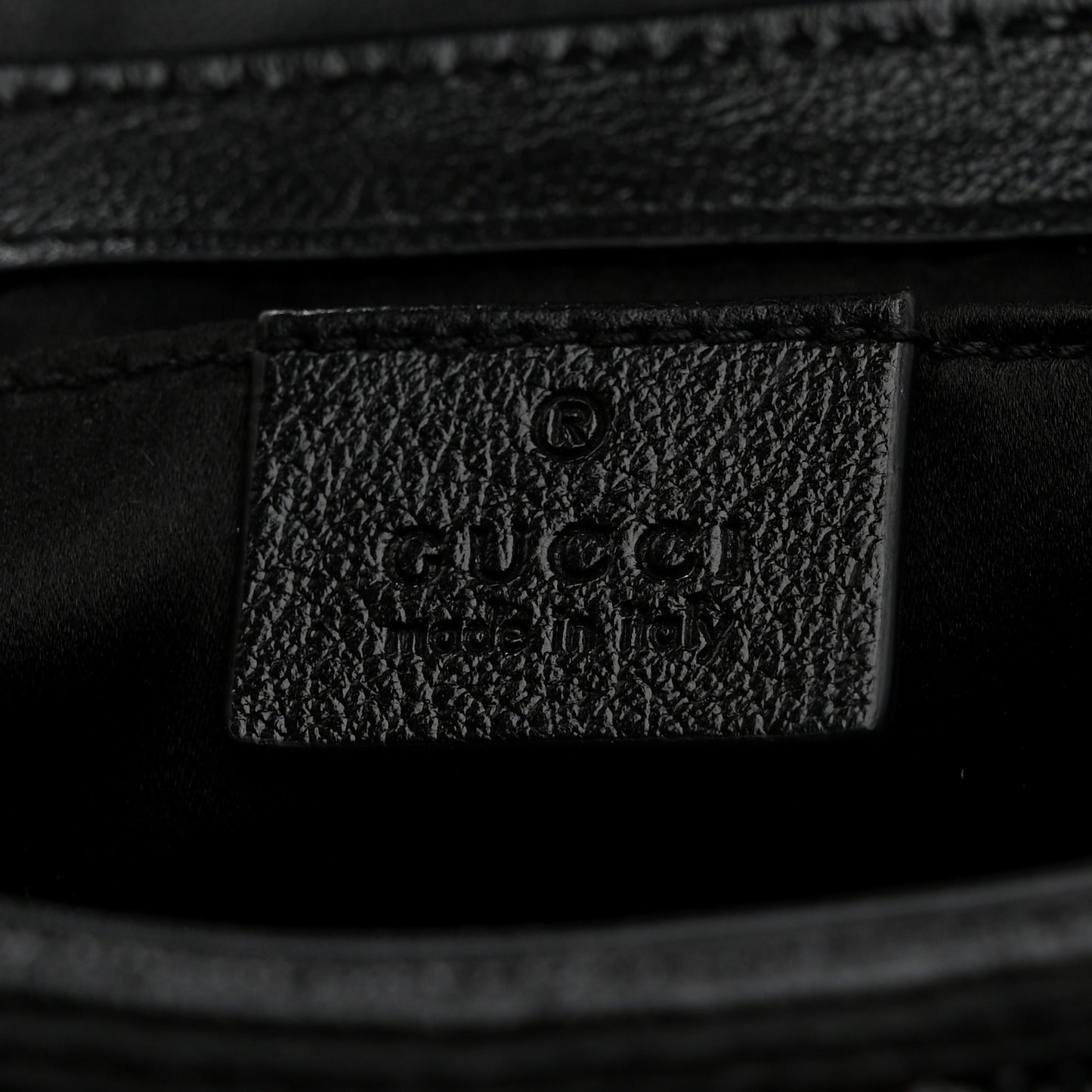 Sequin Matelasse Diagonal Mini GG Marmont Shoulder Bag Black