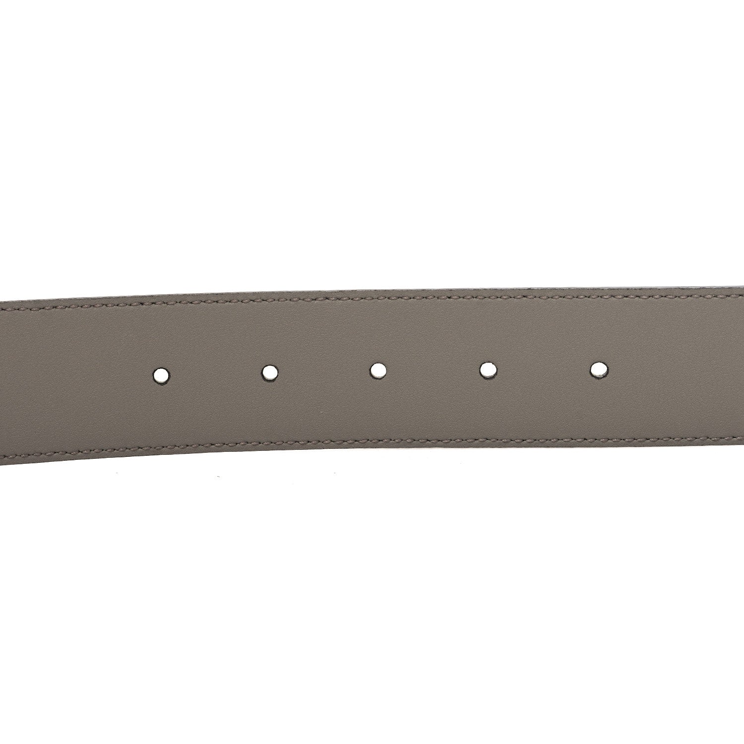 Gucci Moon Calfskin Interlocking G 37mm Belt 85 34 Storm Grey 4 of 5