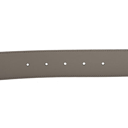 Gucci Moon Calfskin Interlocking G 37mm Belt 85 34 Storm Grey 4 of 5