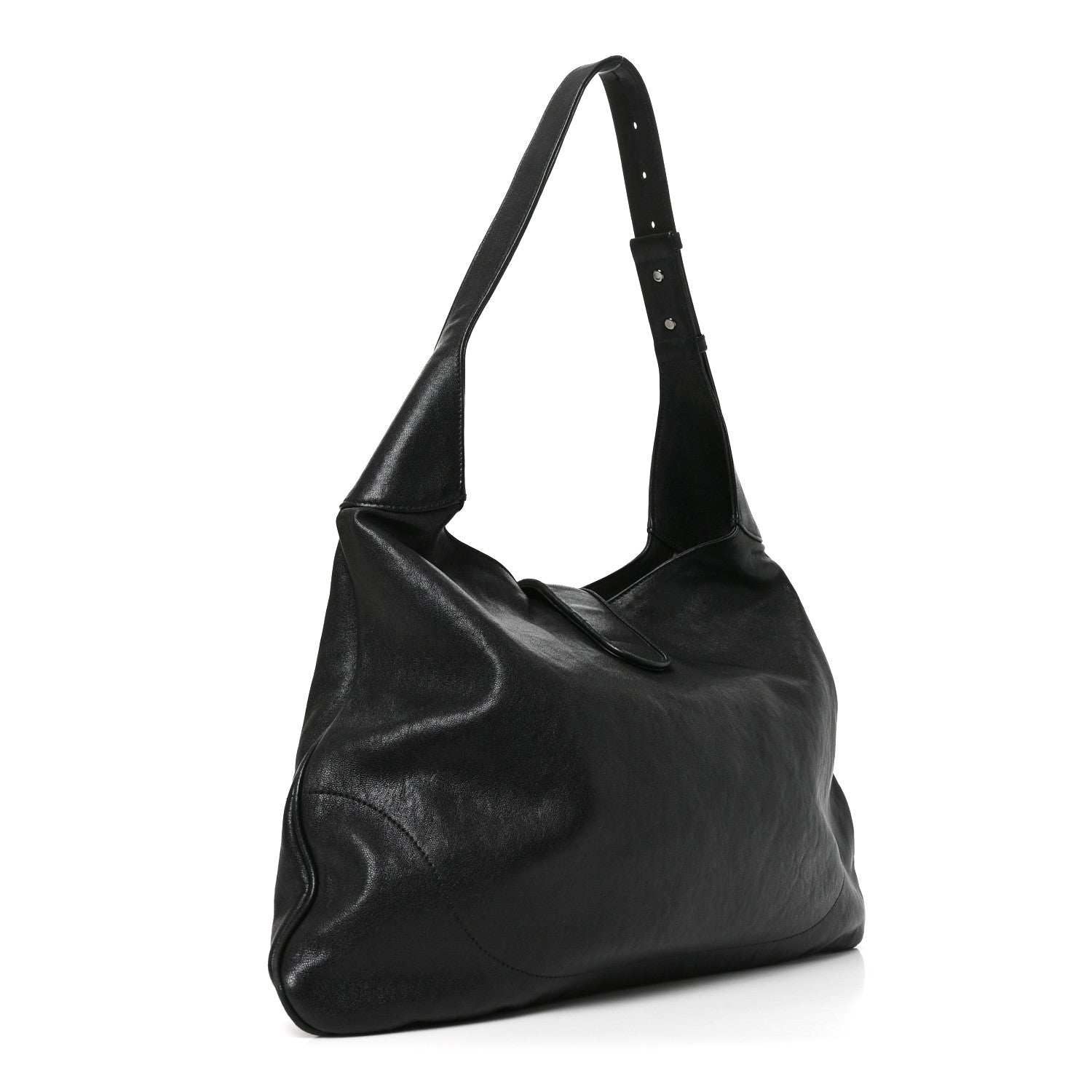 Gucci Goatskin Monochrome Large Aphrodite Shoulder Bag Black 3 of 10