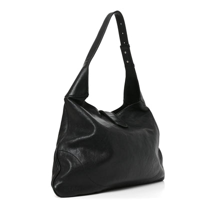 Gucci Goatskin Monochrome Large Aphrodite Shoulder Bag Black 3 of 10