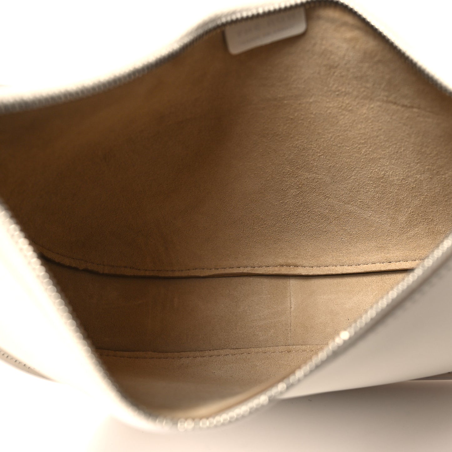 Smooth Calfskin Half Moon Shoulder Bag New Ivory