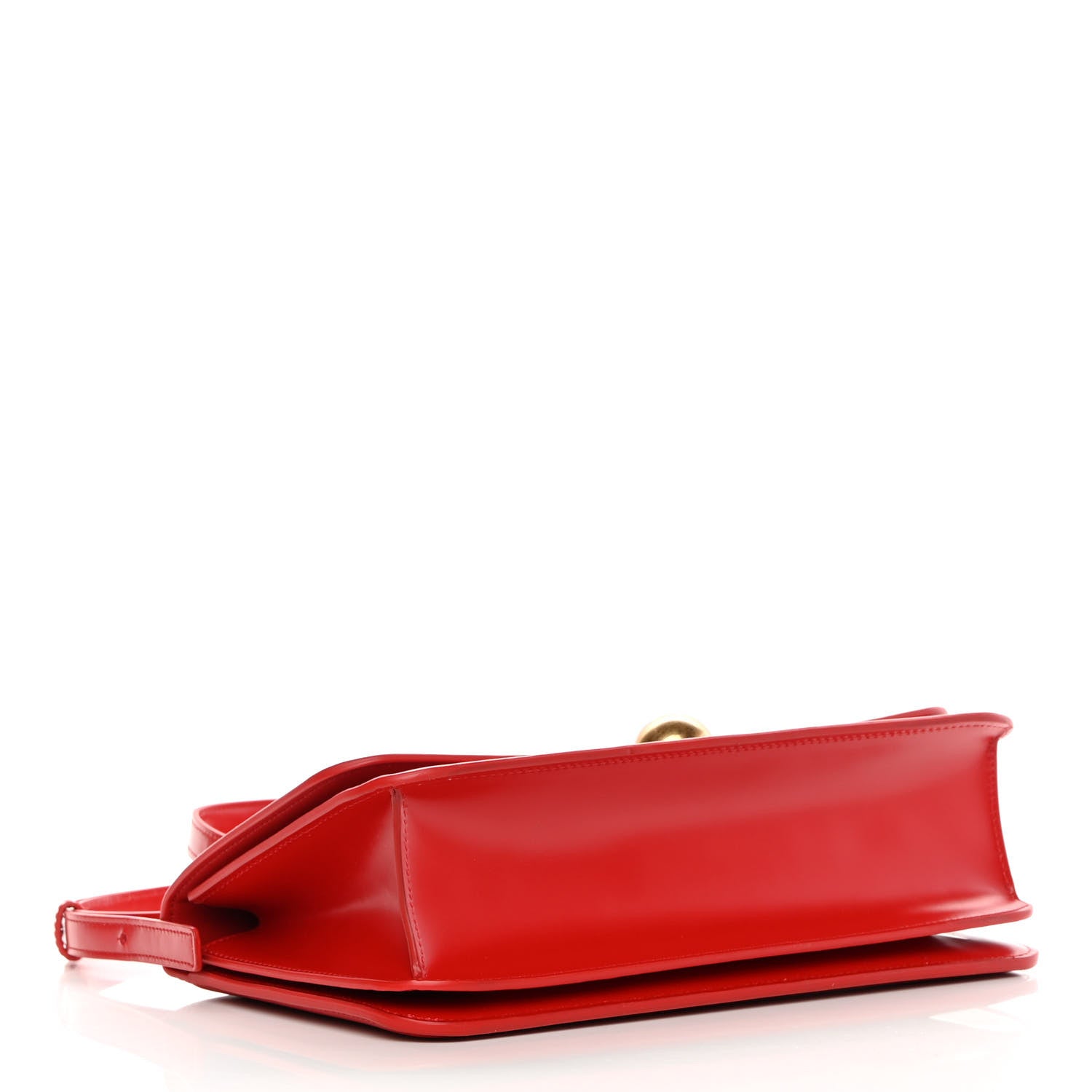 Bottega Veneta Spazzolato Calfskin Classic BV Classic Bag Bright Red 4 of 12