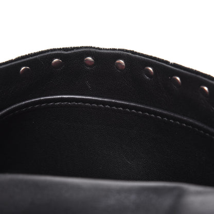 Valentino Garavani Velvet Medium Rockstud Spike Shoulder Bag Black 10 of 15