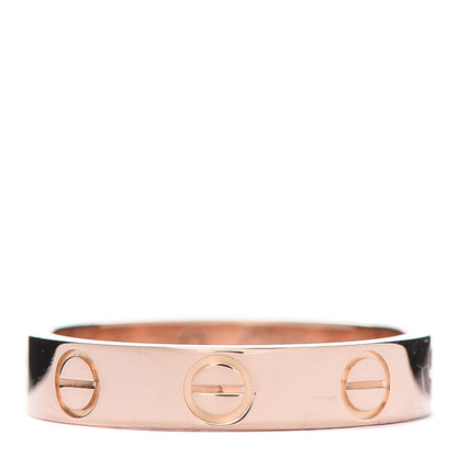 Cartier 18K Pink Gold 3.5mm LOVE Wedding Band Ring 48 4.5 1 of 4