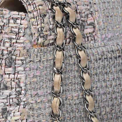 Chanel Tweed Medium Fantasy Flap Grey 12 of 12