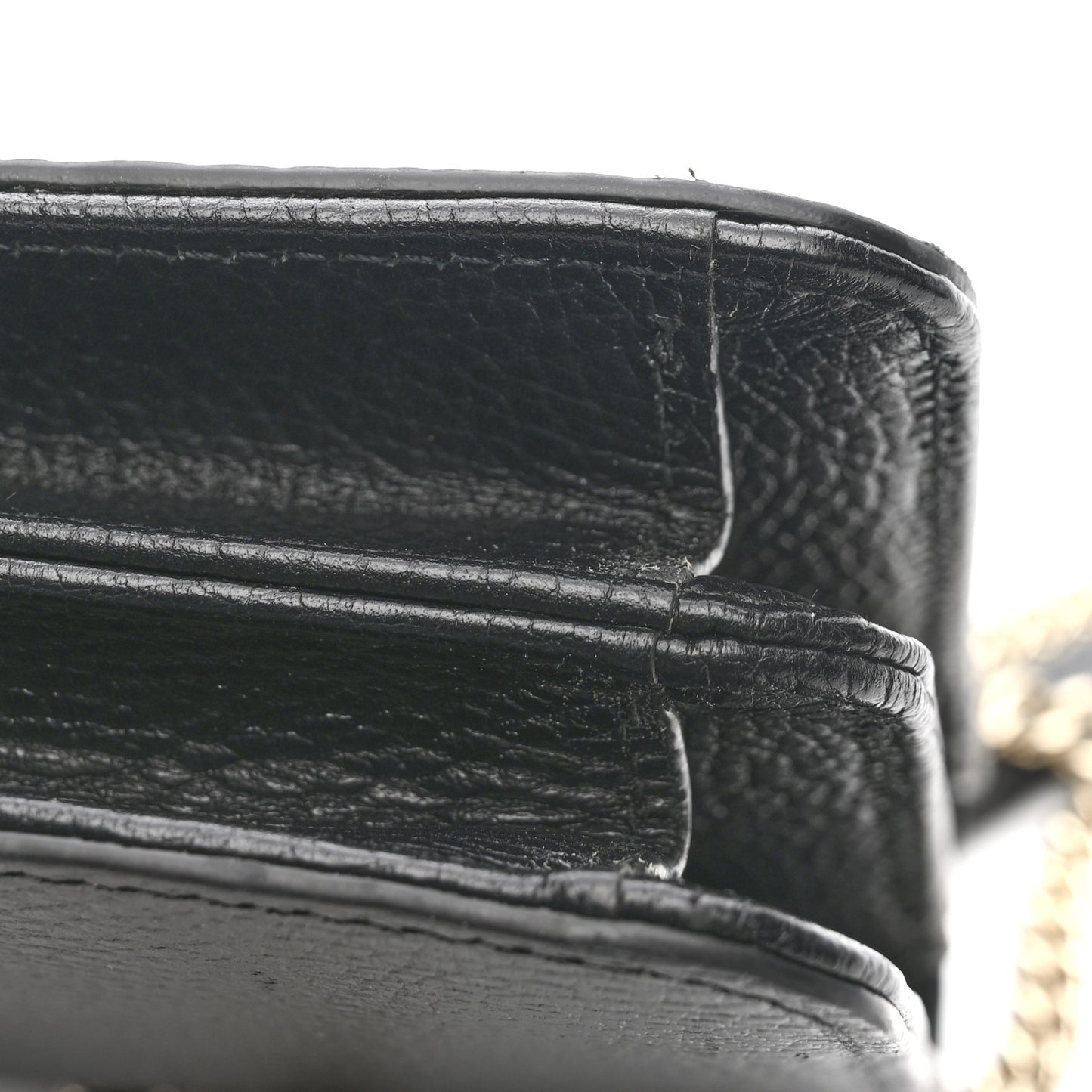 Dollar Calfskin Small Interlocking G Shoulder Bag Black