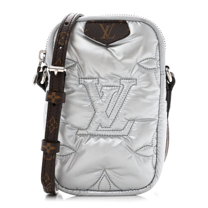 Louis Vuitton Econyl Monogram Pillow Phone Pouch Silver 1 of 9