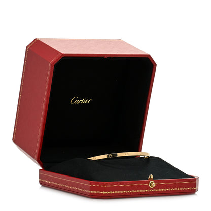 Cartier 18K Yellow Gold Small LOVE Bracelet 19 4 of 4
