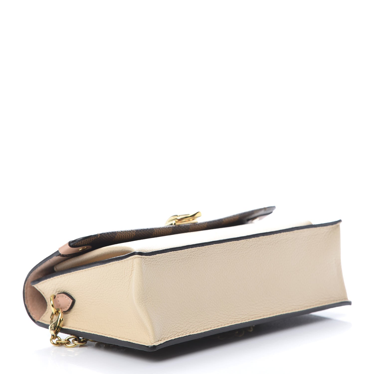 Louis Vuitton Damier Ebene Vavin Chain Wallet Creme 4 of 12