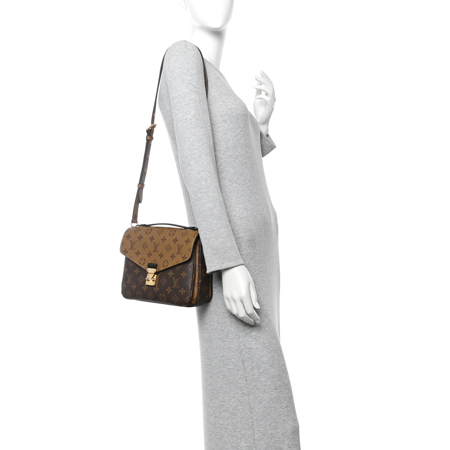 Louis Vuitton Reverse Monogram Pochette Metis 2 of 10